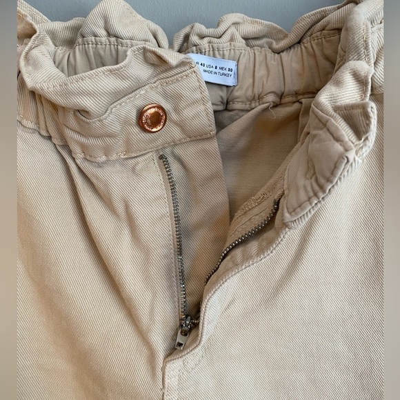 Zara Cargo Jeans Paperback Size 8 - Picture 7 of 10